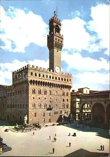 Firenze Toscana Palazzo della Signoria Monumento Palast Denkmal Kat. Firenze