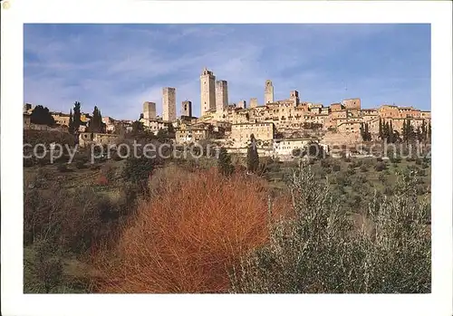 San Gimignano Stadtbild mit Tuermen