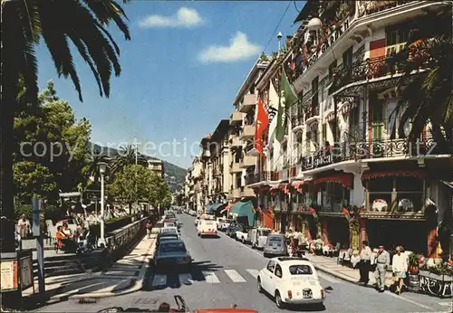 Alassio Via Dante  e il caratteristico Muretto Kat. 