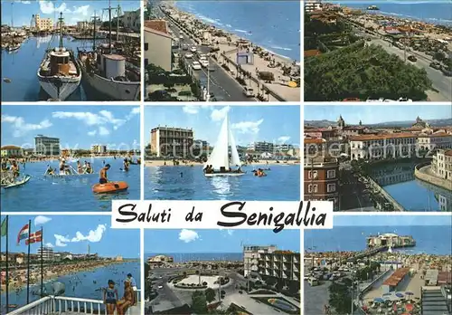Senigallia Hafen Strand Uferstrasse Hotels Kat. Italien
