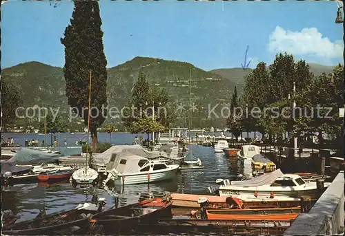 Portese del Garda Porto Hafen Gardasee Kat. Lago di Garda