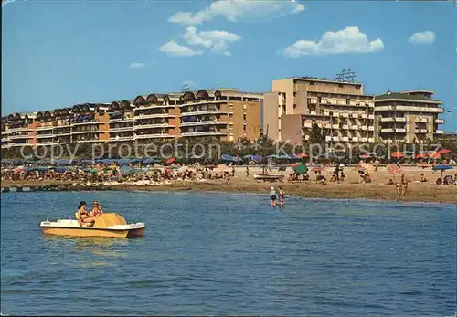 Porto Santa Margherita Spiaggia Strand Hotels Tretboot Kat. Caorle Venezia