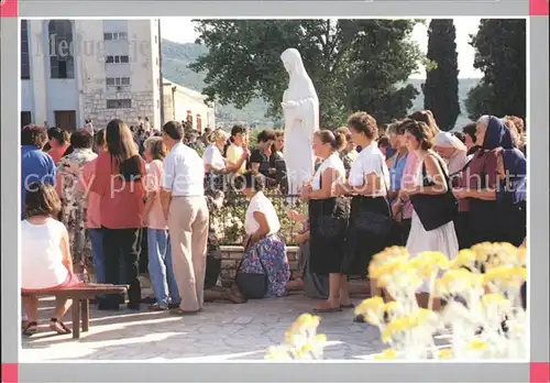 Medugorje Madonna Wallfahrtsort Kat. Serbien