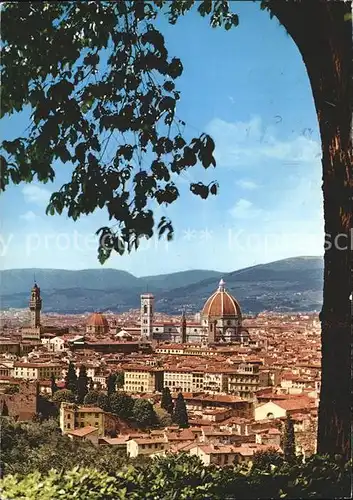 Firenze Toscana Panorama Kathedrale Santa Maria del Fiore Kat. Firenze