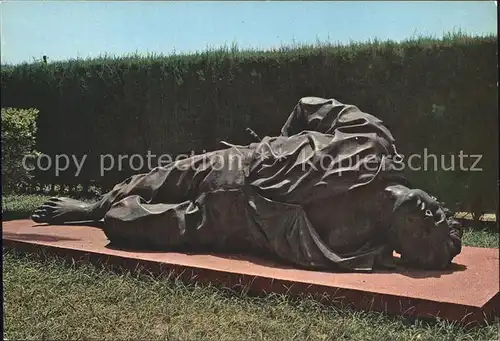 Frattocchie Istituto Studi Comunisti Monumento al Partiginao caduto Scultore Marino Mazzacurati