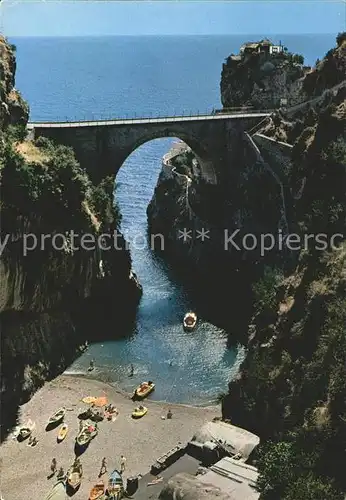 Furore Ponte Spiaggia Costiera Amalfitana Bruecke Strand Amalfikueste