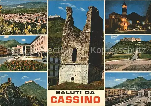 Cassino Teilansichten Ruine Abtei Kloster Kat. Frosinone