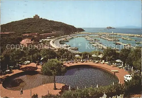 Punta Ala Panorama dall Hotel Cala del Porto Swimming Pool Hafen