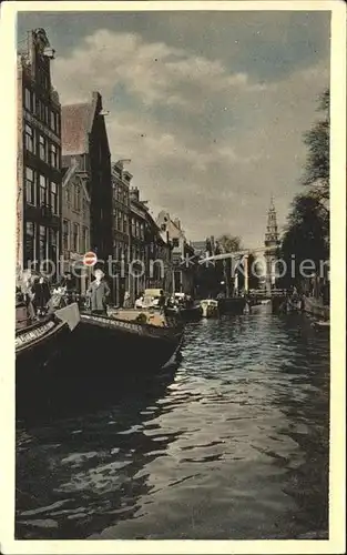 Amsterdam Niederlande Groenburgwal Kat. Amsterdam