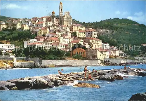 Cervo Panorama visto dal mare Kat. Italien