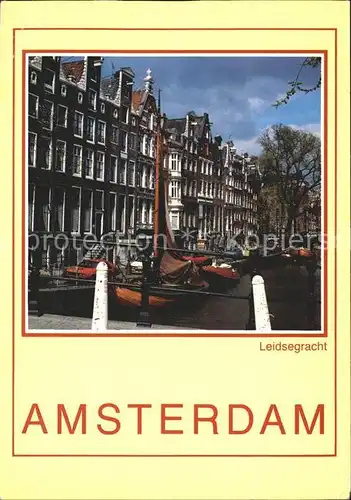 Amsterdam Niederlande Leidsegracht Kat. Amsterdam