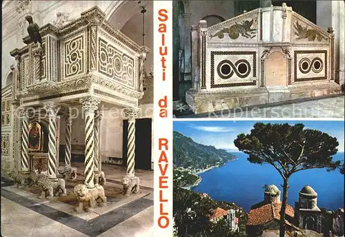 Ravello Cattedrale Pulpito Kat. Italien