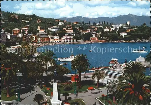 Santa Margherita Ligure Giardini Porto Gaerten Hafen Kat. Italien