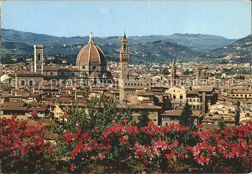 Firenze Toscana Stadtbild mit Dom Palast Kat. Firenze