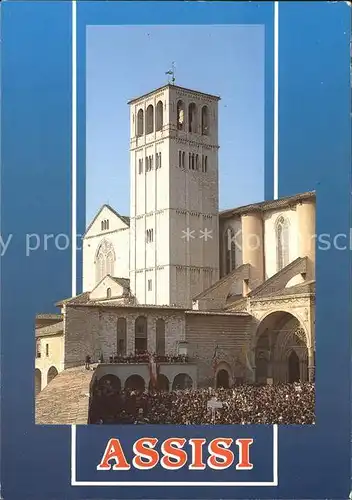Assisi Umbria Basilica di San Francesco Franziskanerkirche Kat. Assisi