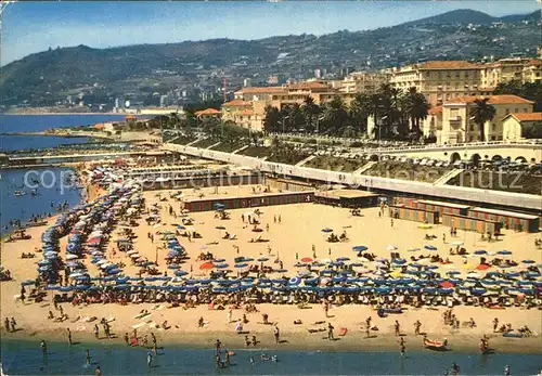Sanremo Spiaggia Riviera dei Fiori veduta aerea Kat. 