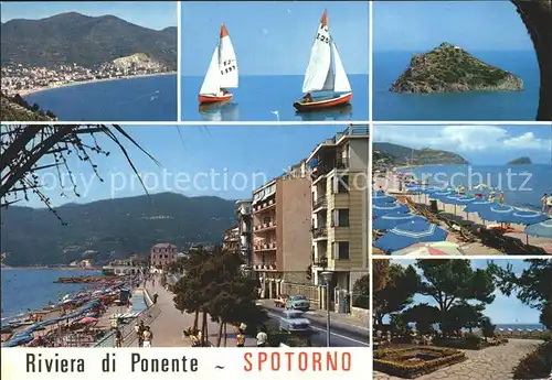 Spotorno Savona Liguria Riviera di Ponente Teilansichten Kat. Italien