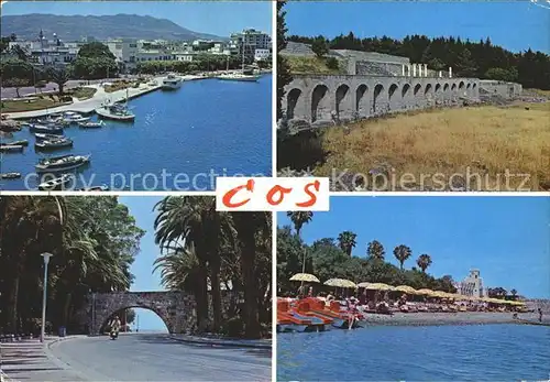 Cos Kos Hafenpartie Bruecke Strand Kat. Kos