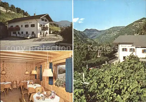 Blumau Suedtirol Gasthof Faust Gaststube Kat. Bozen Suedtirol