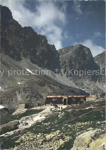 Vysoke Tatry Nationalpark Berghuette Kat. Slowakische Republik