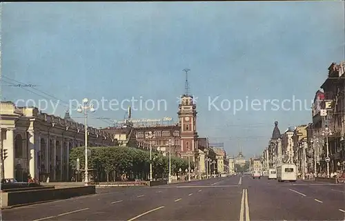 Leningrad St Petersburg Nevsky Prospekt Kat. Russische Foederation