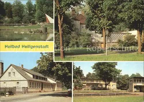 Heiligenstadt Eichsfeld Naherholungszentrum Neuen Brunnen Kneippbad Betriebsferienheim Forsthaus HO Gaststaette Stadion Kat. Heiligenstadt