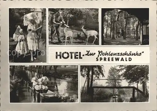 Spreewald Hotel Zur Pohlenzschaenke  Kat. Luebbenau