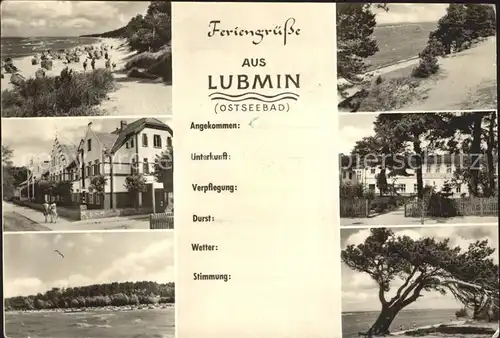 Lubmin Ostseebad Strand Adolf Diesterweg Heim Kat. Lubmin