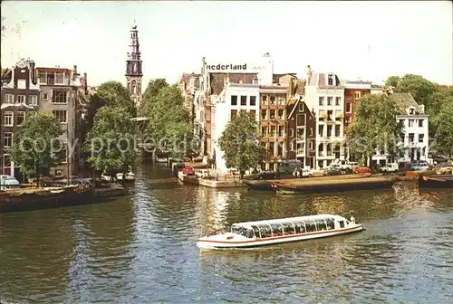 Amsterdam Niederlande Amstelfluss Zuiderkerk Kat. Amsterdam
