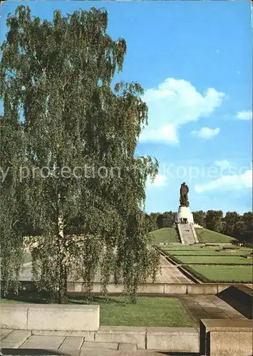 Treptow Berlin Sowjetische Ehrenmal  Kat. Berlin