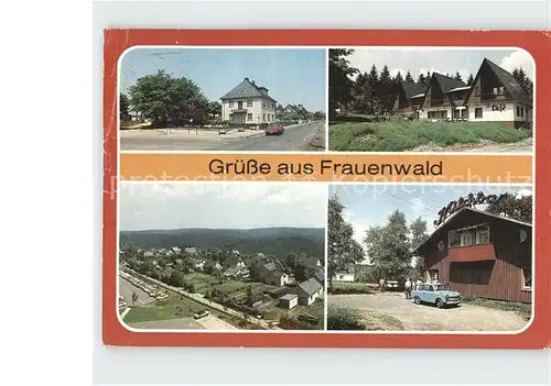 Frauenwald Thueringen Nordstrasse Rennsteig Wanderhuette Kat. Frauenwald