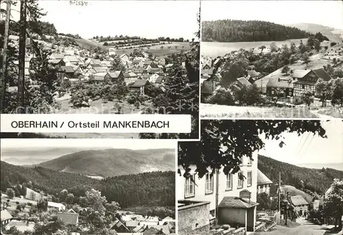 Mankenbach Oberhain Teilansichten Kat. Oberhain