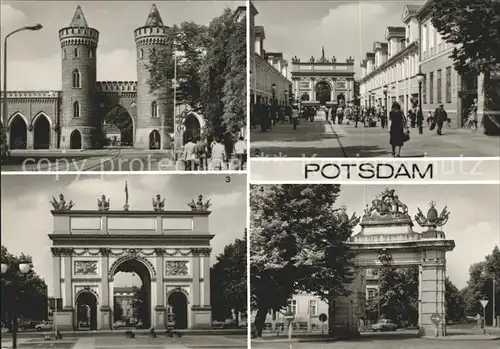 Potsdam Nauener Tor Klement Gottwald Strasse Brandenburger Tor Jaegertor Kat. Potsdam