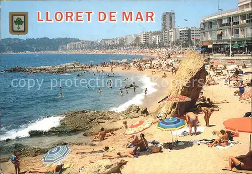 Lloret de Mar Strand Kat. Costa Brava Spanien