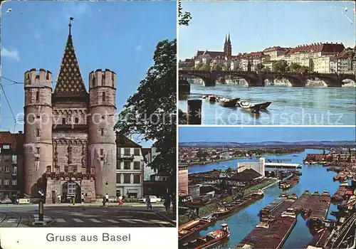 Basel BS Hafen Bruecke  Kat. Basel