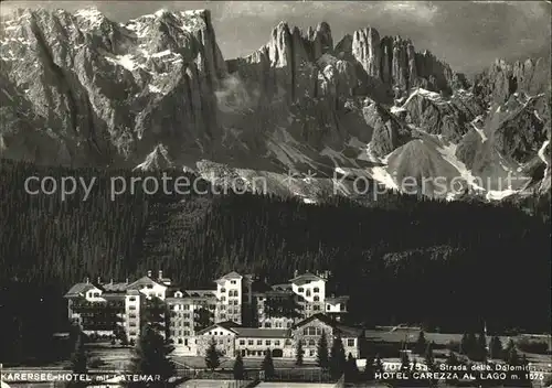 Karersee Suedtirol Hotel Carezza al Lago Kat. Welschnofen