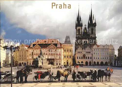 Praha Prahy Prague Staromestske namesti tynsky chram Kat. Praha