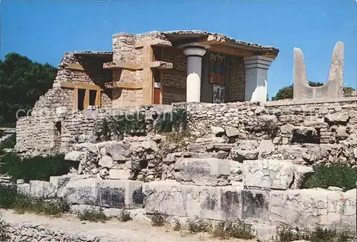 Knossos Cnosse Kreta Ruine Propylaeen Kat. Griechenland