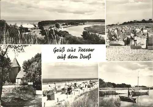 Prerow Ostseebad Strand Boot Gebaeude  / Darss /Nordvorpommern LKR