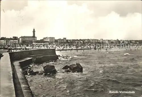 Rostock Warnemuende Strand Kat. Rostock