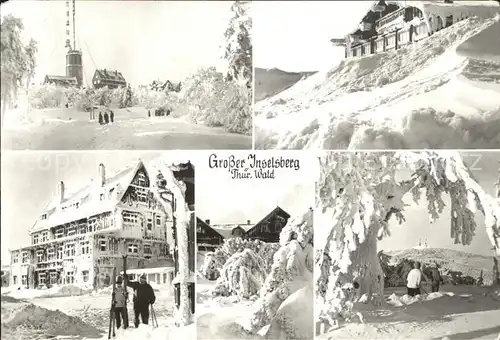 Grosser Inselsberg Ski Gebaeude Wetterwarte  Kat. Brotterode