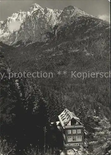 Vysoke Tatry Bilikova chata pod Hrebienkom  Kat. Slowakische Republik