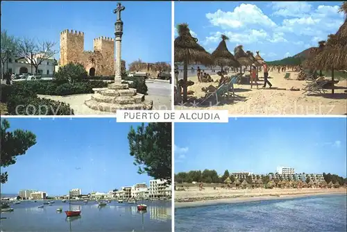 Alcudia Mallorca Strand Festung  Kat. Spanien