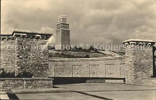 Buchenwald Weimar Mahn und Gedenkstaette Ringgrab 7 mit Turm Kat. Weimar
