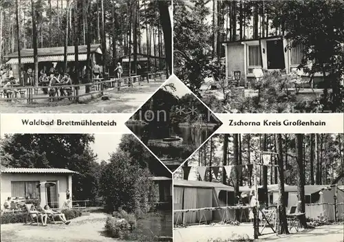 Zschorna Grossenhain Waldbad Brettmuehlenteich Camping