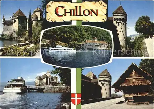 Chillon Chateau Details Kat. Montreux