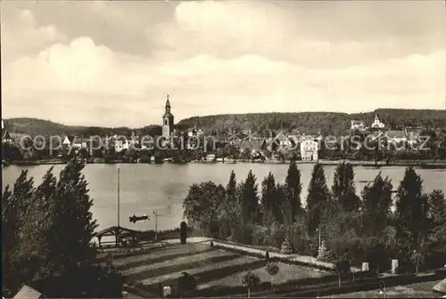 Bad Buckow Maerkische Schweiz Blick von der Ferdinandshoehe Scharmuetzelsee Kat. Buckow Maerkische Schweiz