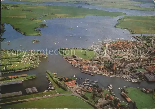 Friesland Niederlande Friese Meren Vogelvlucht Kat. Region