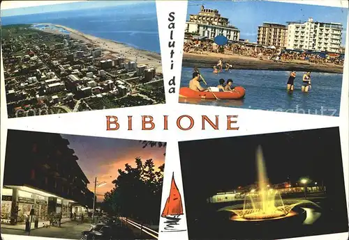 Bibione Strand Fliegeraufnahme