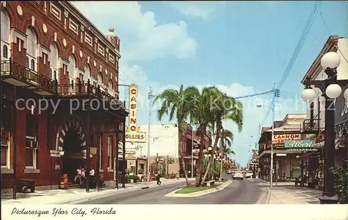 Ybor City Broadway in the heart of Tampas Latin Quarters / Tampa /